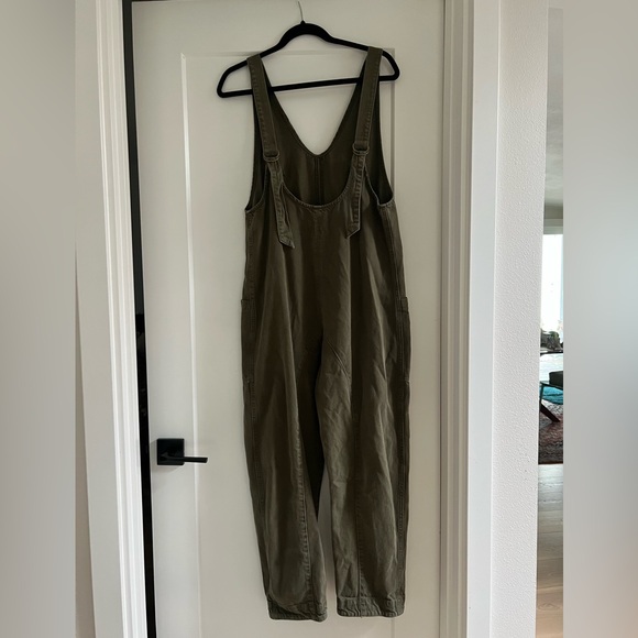 Free People Olive High Roller Jumpsuit - Picture 6 of 7